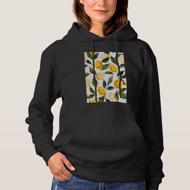 Sudadera Patrón de fruta de cosecha 4 (Anverso)