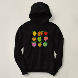 Sudadera Patrón de frutos coloridos