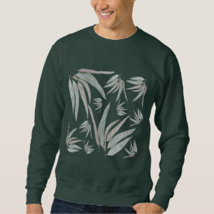 Sudadera Patrón de hojas de eucalipto