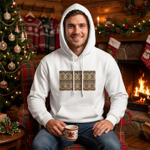 Sudadera Patrón de hombre de jengibre tejido para Navidad