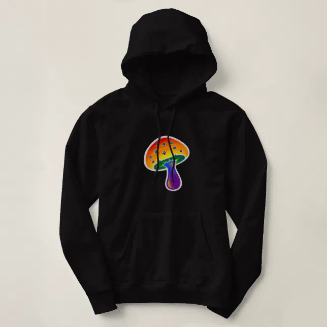 Sudadera Patr n de hongo del orgullo arcoiris LGBTQIA Zazzle.es