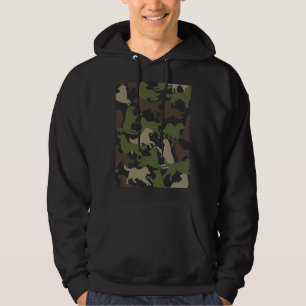 Sudadera Patrón de Labrador Camo para la recuperación de ca