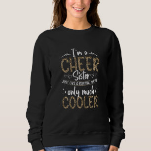 Sudadera Patrón de leopardo de los fans animadores mujeres