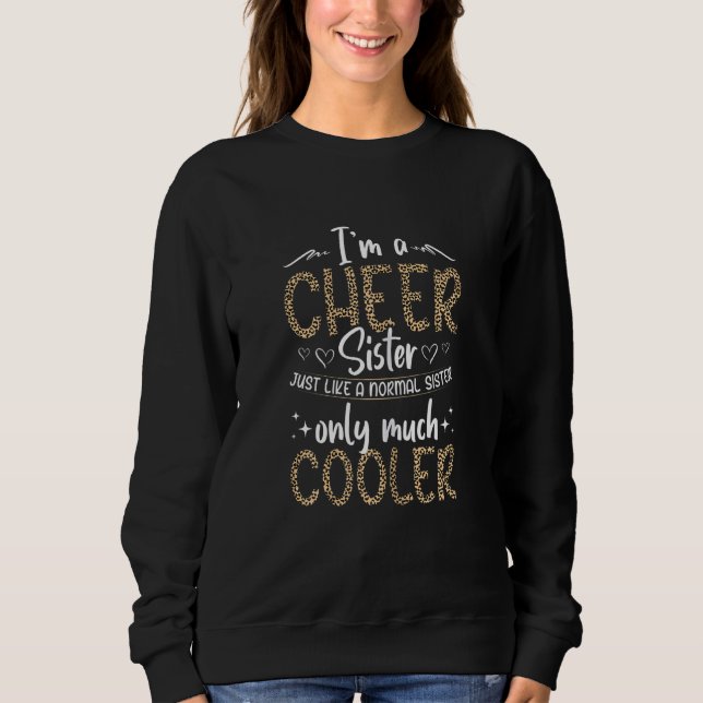Sudadera Patrón de leopardo de los fans animadores mujeres  (Anverso)