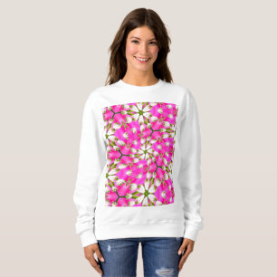 Sudadera Patrón de lirio rosa