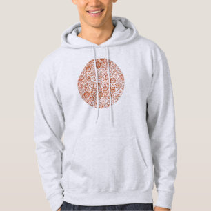 Sudadera Patrón de Malva de William Morris: Floral Terracot