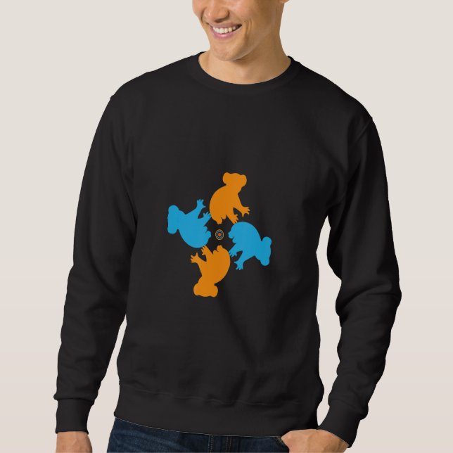 Sudadera Patrón de Mandala de Animal Koala (Anverso)