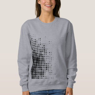 Sudadera Patrón de puntos medio-tonales abstractos modernos