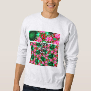 Sudadera Patrón de Rosa del desierto