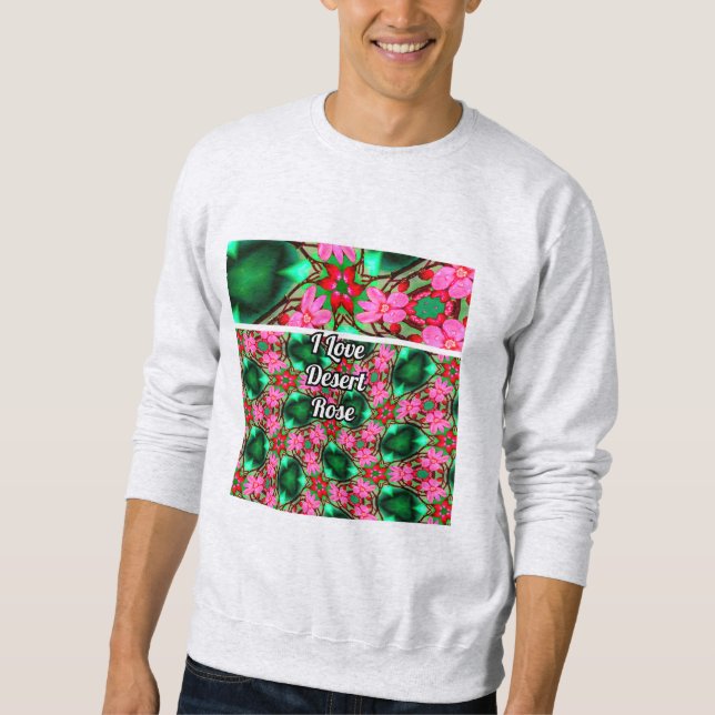 Sudadera Patrón de Rosa del desierto (Anverso)