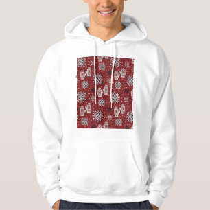 Sudadera Patrón decorativo de Navidades de invierno de punt