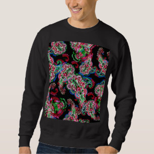 Sudadera Patrón Floral Paisley, Origen Étnico.