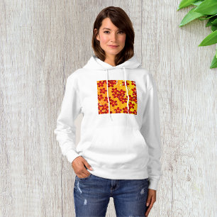 Sudadera Patrón floral retro de los 70