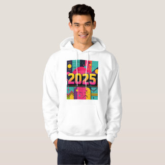 Sudadera Patrón geométrico Retro Pop Art 2025