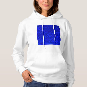 Sudadera Patrón mesopotamiano sumeriano antiguo azul