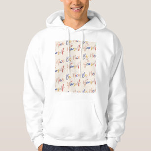 Sudadera Patrón Motivacional dibujado a mano colorida