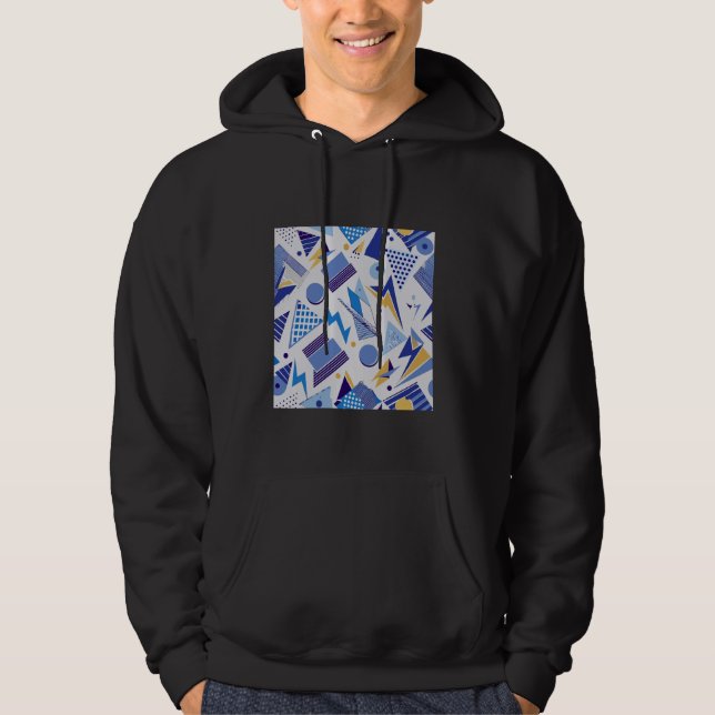 SUDADERA PATRÓN TRIÁNGULO DE LA PLAZA GEOMÉTRICA DE LOS AÑO (Anverso)