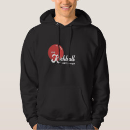 Sudadera Patrona negra de los hombres de Kickball SRQ