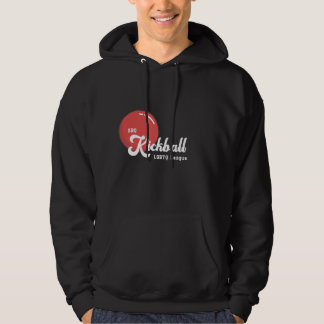 Sudadera Patrona negra de los hombres de Kickball SRQ