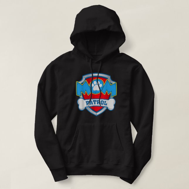 Sudadera Patrulla de mamá - Pieza de cumpleaños de papá pap (Diseño del anverso)
