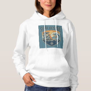 Sudadera Patrulla de Salvavidas de Rescate de Surf Est 1950