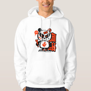 Sudadera Patrulla loca de la deriva - panda agresiva (roja)