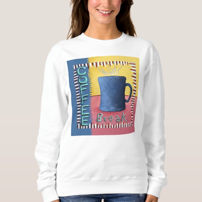 Sudadera Pausa de café (Anverso)