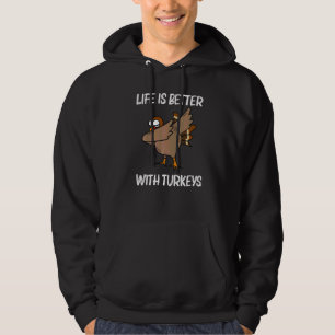 Sudadera Pavo Cool Para Hombres Mujeres Bosque Animal Salva