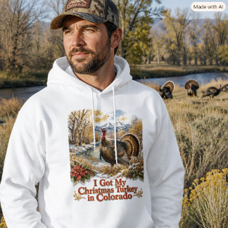 Sudadera Pavo de Navidad de Colorado Regalo de Vacaciones d