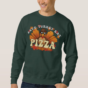 Sudadera Pavo Día de Acción de Gracias vegetariano vegano P