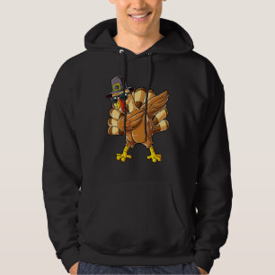 Sudadera Pavo haciendo Dab en el Día de Acción de Gracias C