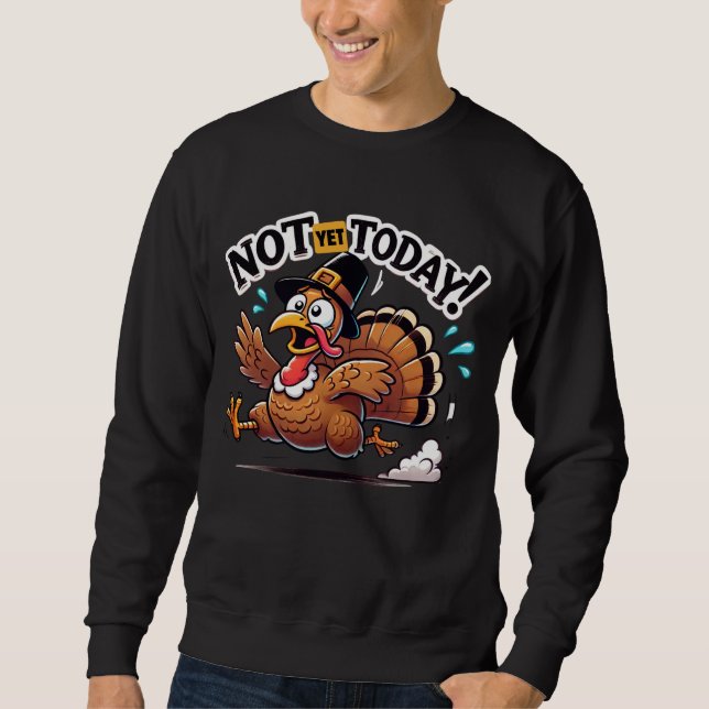 Sudadera Pavo Lucha De Hoy No (Anverso)