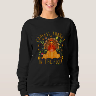 Sudadera Pavo Más Genial De La Bandada De Acción De Gracias