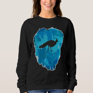 Sudadera Pavo real en un bloque de hielo por la eternidad