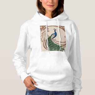 Sudadera Pavo Real Gracetil: Arte vector Art Nouveau