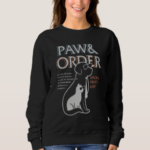 Sudadera Paw And Order Unidad Felina Especial De Entrenamie