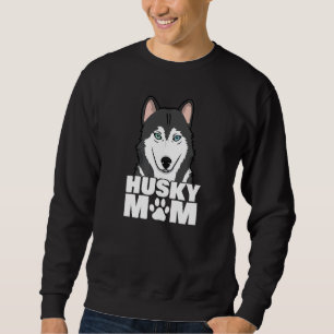 Sudadera Paw de Perro Siberian Husky Mom