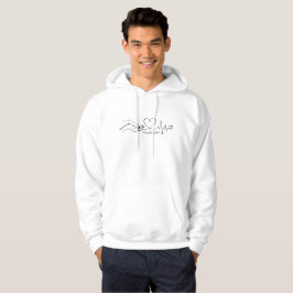 Sudadera Pawfection One-Line Art – Minimalist Dog Lover
