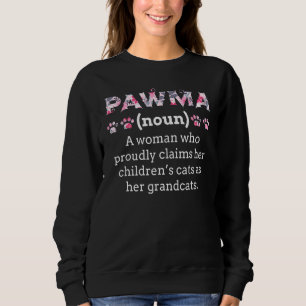 Sudadera Pawma Noun: Una mujer se enorgullece de decir que 