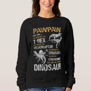 Sudadera Pawpaw Eres Mi Tee Favorito De Dinosaurios Para Pa