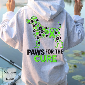 Sudadera Paws for a Cure Linfoma no Hodgkin Concienciación