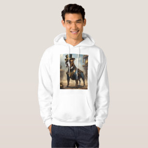 Sudadera Paws mecánicos: Steampunk Staffordshire Terrier