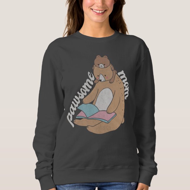 Sudadera Pawsome Mom (Anverso)