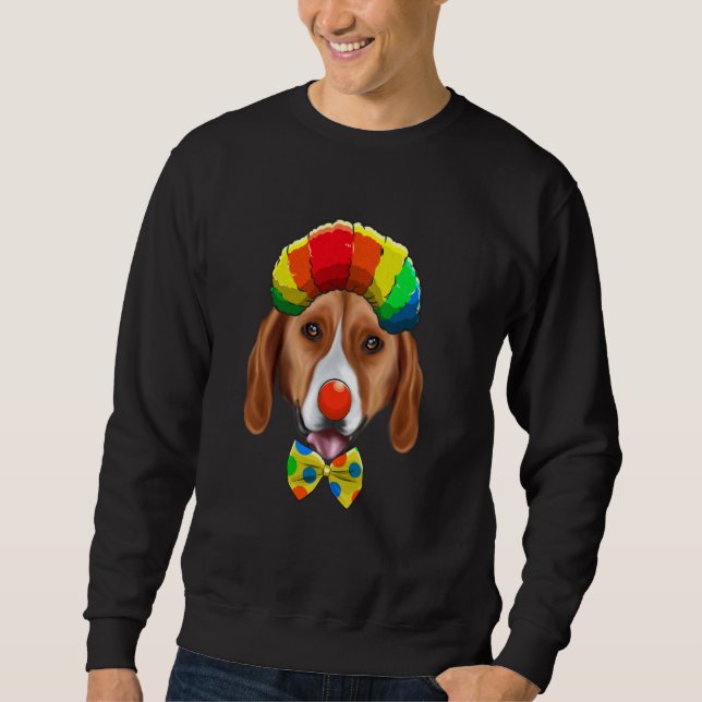 Sudadera Payaso americano Foxhound Circus Dog (Anverso)