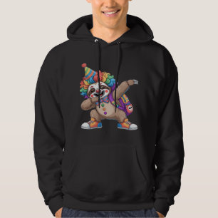 Sudadera Payaso Bailarín Dabbing Sloth de Halloween espeluz