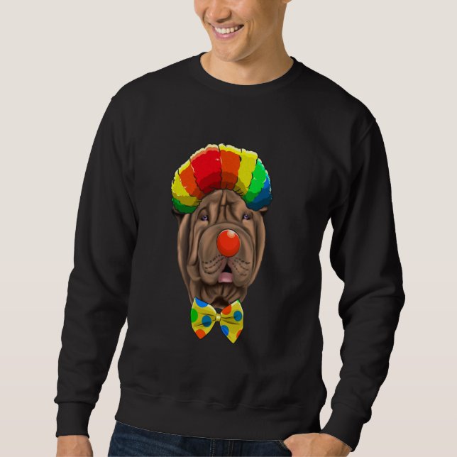 Sudadera Payaso chino Shar-Pei Circus Dog (Anverso)