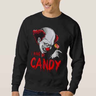 Sudadera Payaso de horror Tengo Candy Halloween