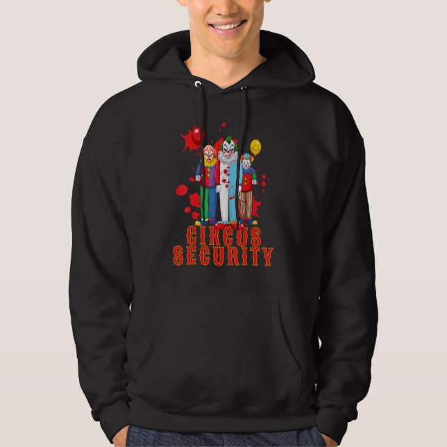 Sudadera Payaso de seguridad del circo Squad uniforme de ve (Anverso)
