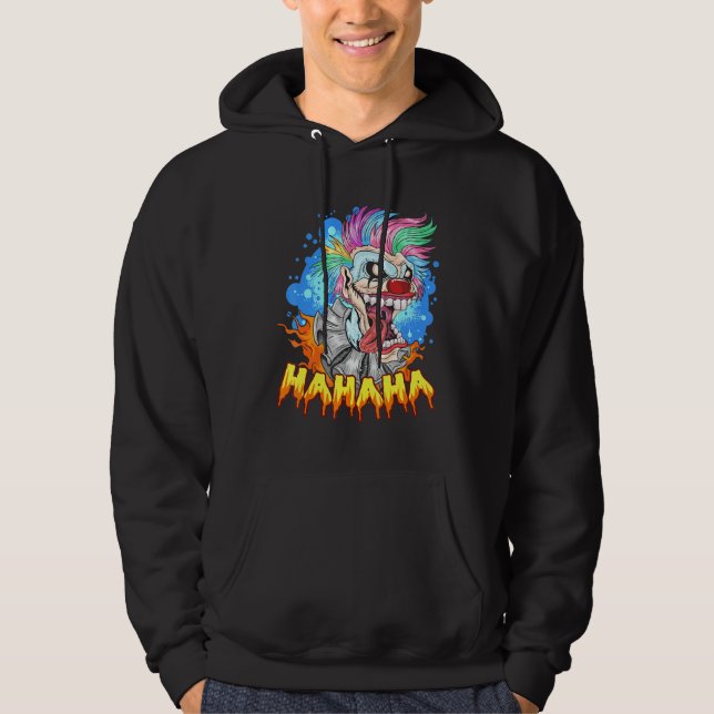 Sudadera Payaso Increíble Espeluznante Y Terror De Hallowee (Anverso)