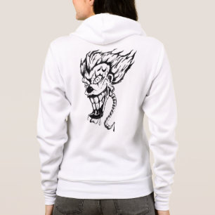 Sudadera Payaso malvado de las mujeres Bella+Canvas Hoodie
